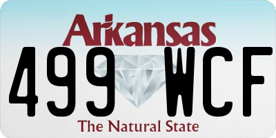 AR license plate 499WCF