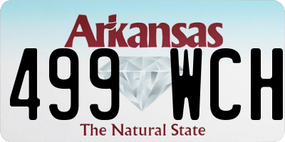AR license plate 499WCH