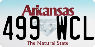 AR license plate 499WCL