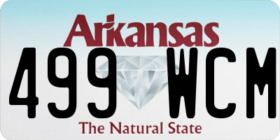 AR license plate 499WCM