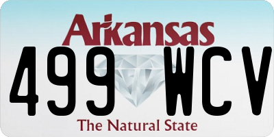 AR license plate 499WCV