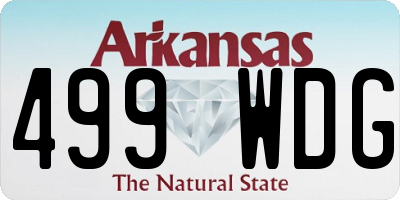 AR license plate 499WDG