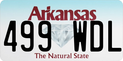 AR license plate 499WDL