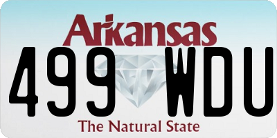 AR license plate 499WDU