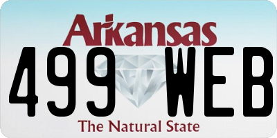 AR license plate 499WEB