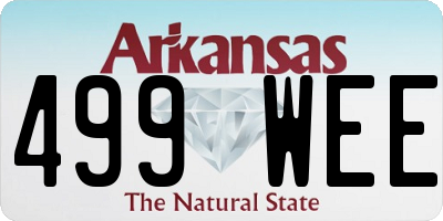 AR license plate 499WEE