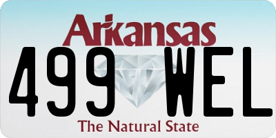 AR license plate 499WEL