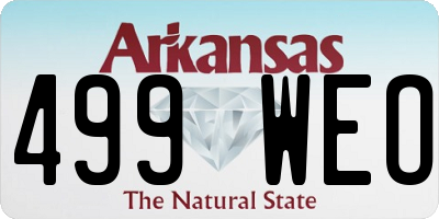 AR license plate 499WEO