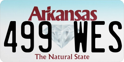 AR license plate 499WES