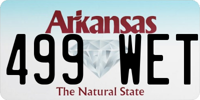 AR license plate 499WET