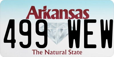 AR license plate 499WEW