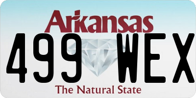 AR license plate 499WEX