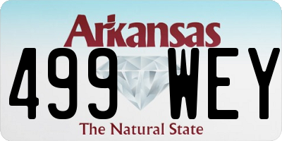 AR license plate 499WEY