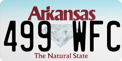 AR license plate 499WFC