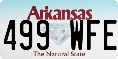 AR license plate 499WFE