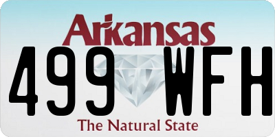 AR license plate 499WFH