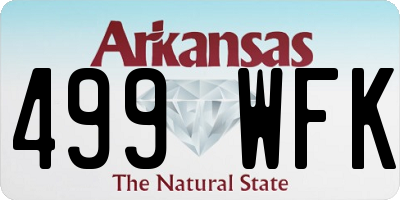 AR license plate 499WFK
