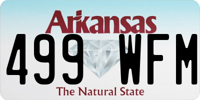 AR license plate 499WFM