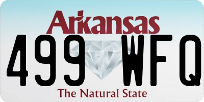 AR license plate 499WFQ
