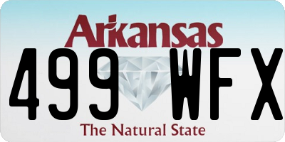 AR license plate 499WFX