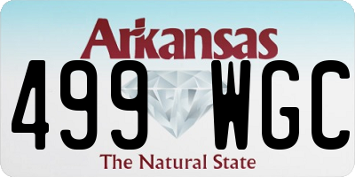 AR license plate 499WGC