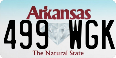 AR license plate 499WGK