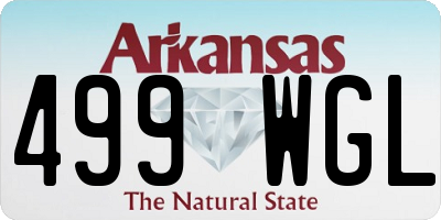 AR license plate 499WGL