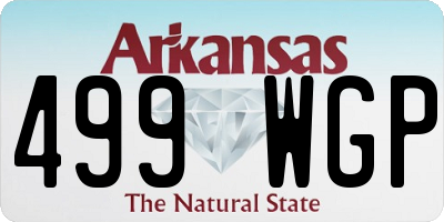 AR license plate 499WGP