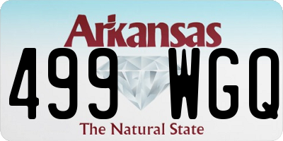 AR license plate 499WGQ