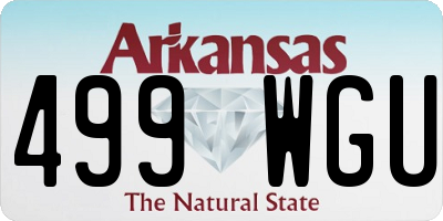 AR license plate 499WGU