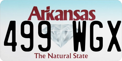 AR license plate 499WGX