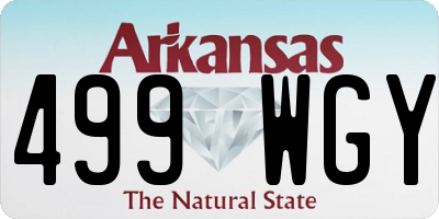 AR license plate 499WGY