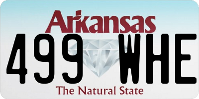 AR license plate 499WHE