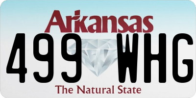 AR license plate 499WHG