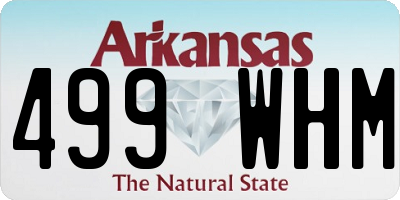 AR license plate 499WHM