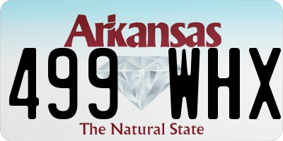 AR license plate 499WHX