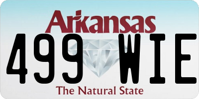 AR license plate 499WIE