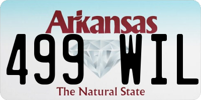 AR license plate 499WIL