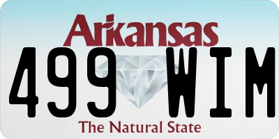 AR license plate 499WIM