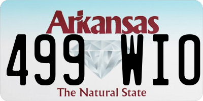 AR license plate 499WIO