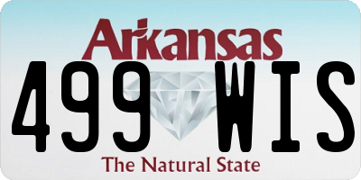 AR license plate 499WIS
