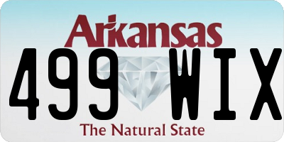 AR license plate 499WIX