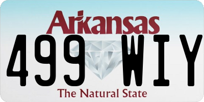 AR license plate 499WIY