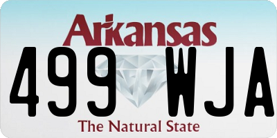 AR license plate 499WJA