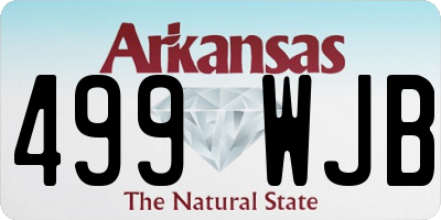 AR license plate 499WJB