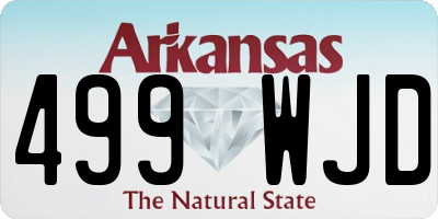 AR license plate 499WJD