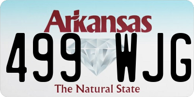 AR license plate 499WJG