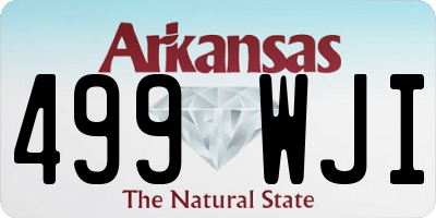 AR license plate 499WJI