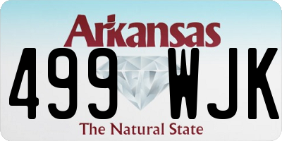 AR license plate 499WJK