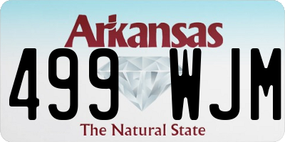 AR license plate 499WJM